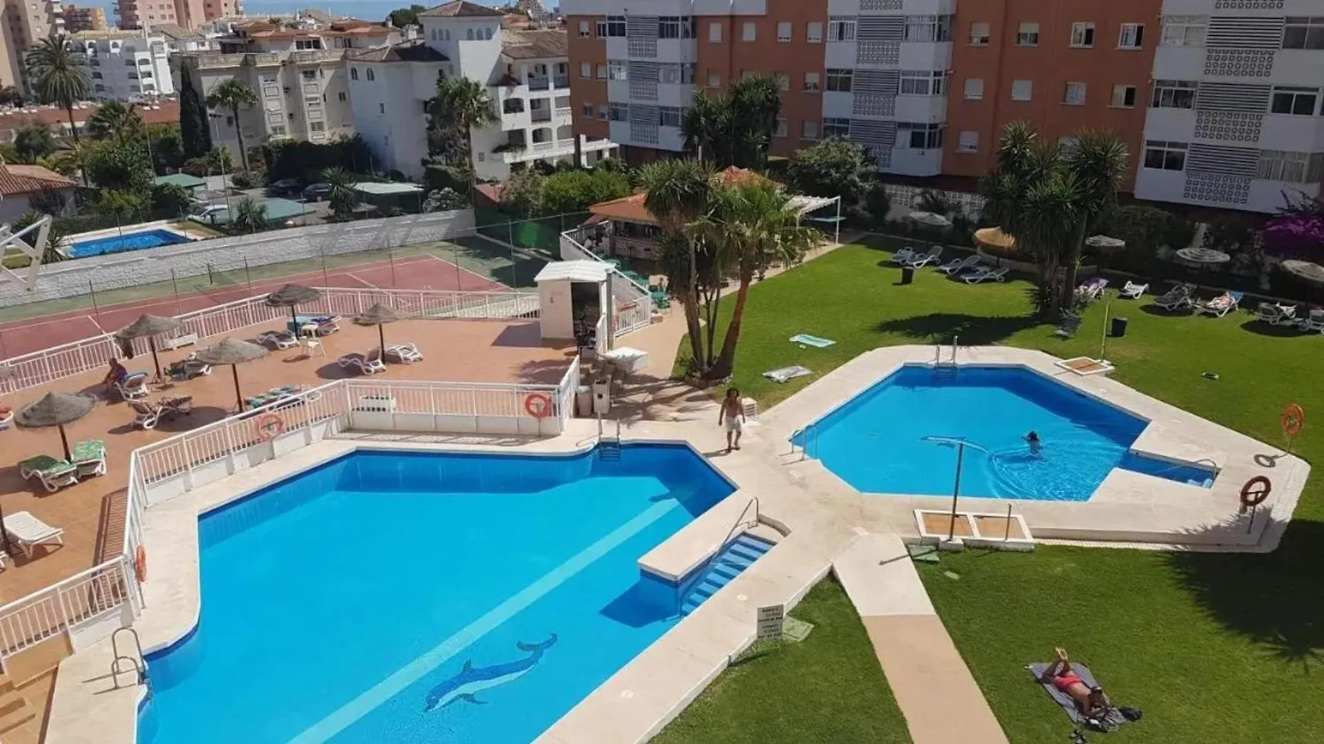 Charming Studio With Sea View In Torremolinos 45 Sqm + Shared Pool